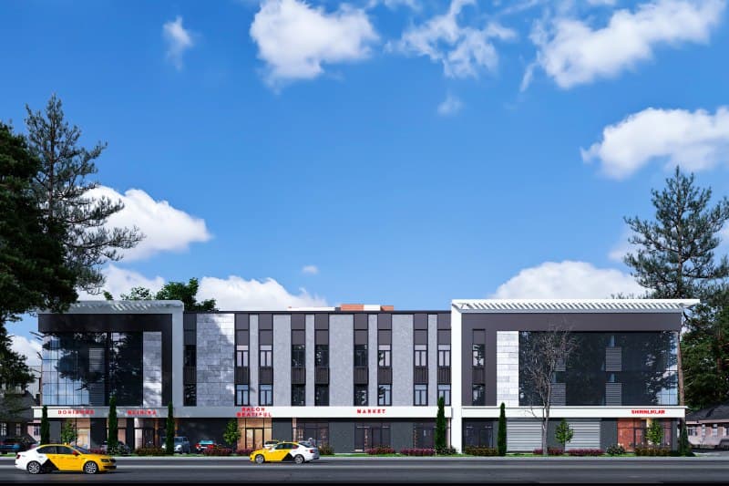 Retail complex in Yunusabad