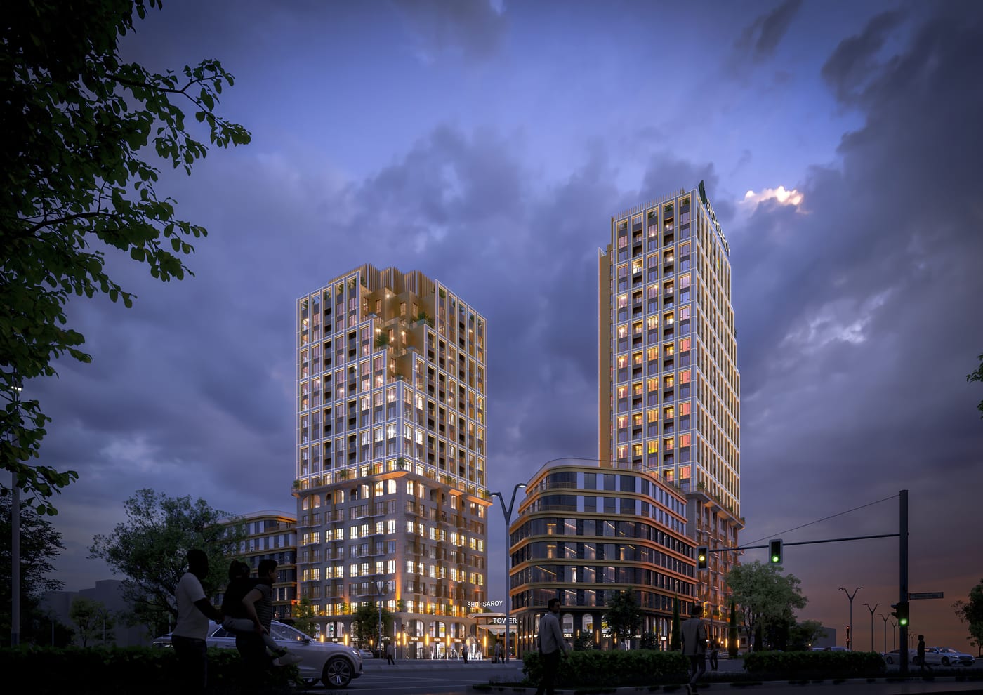 Жилой комплекс «Shohsaroy Towers» — 7